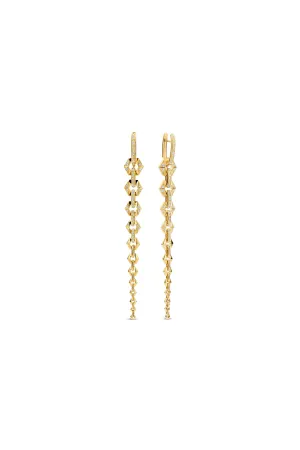 Dries Yellow Gold Earrings