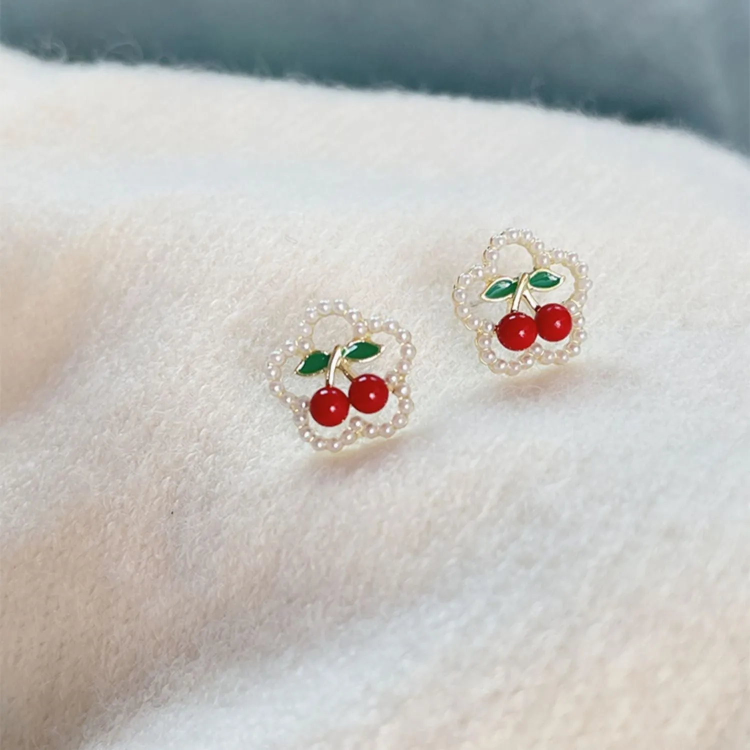 E1491 - Colorful Flower Earrings