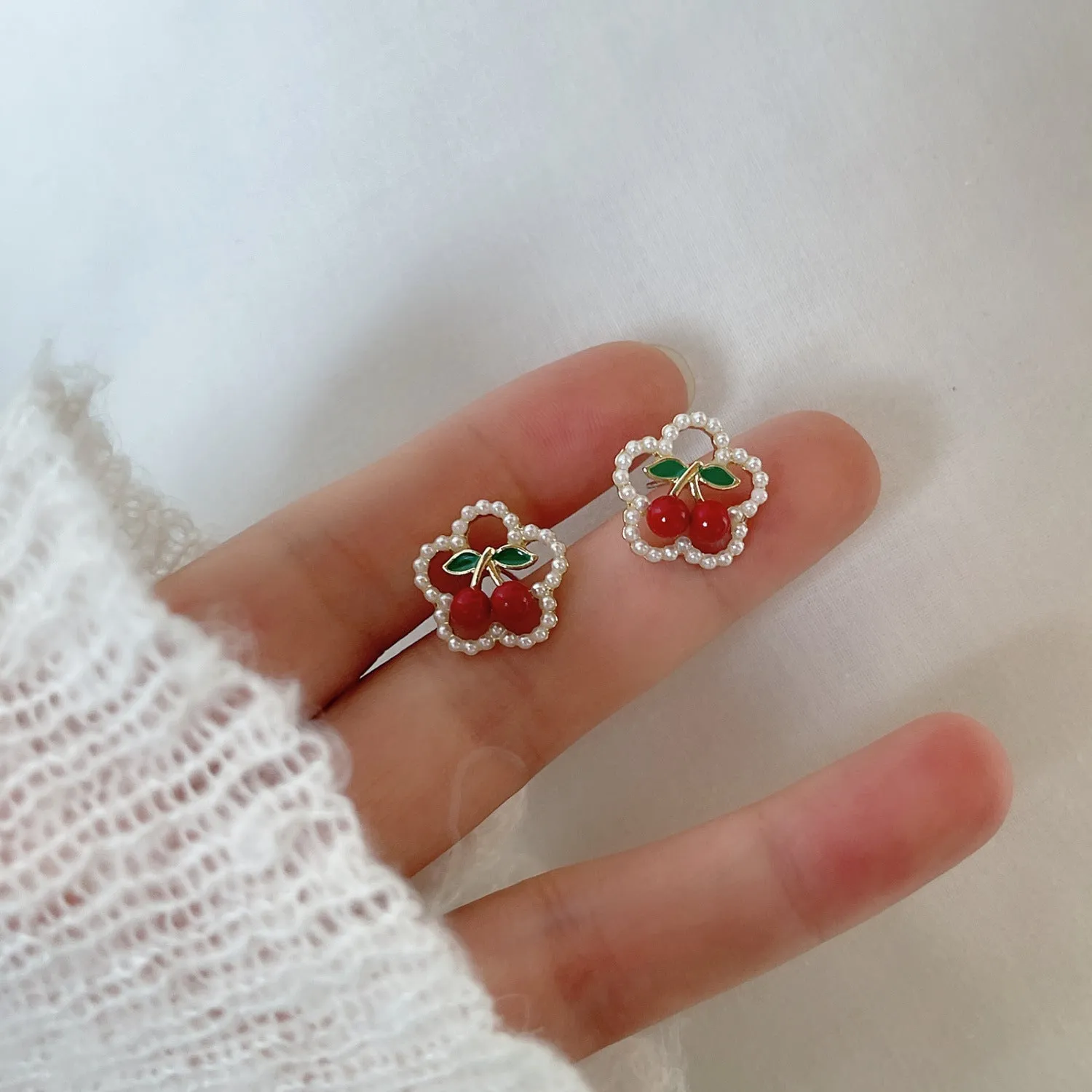 E1491 - Colorful Flower Earrings