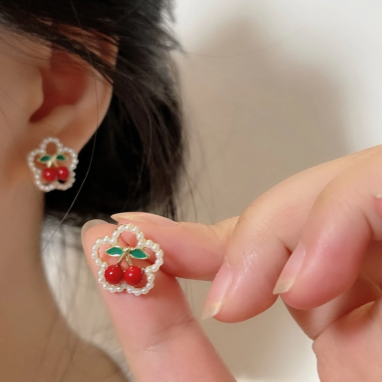 E1491 - Colorful Flower Earrings