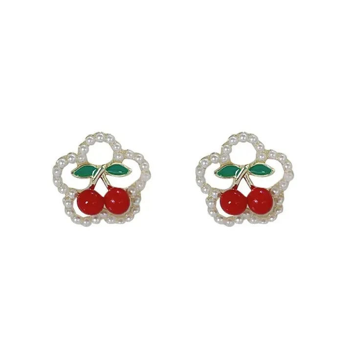 E1491 - Colorful Flower Earrings