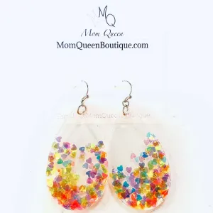 Earrings: #ColorfulHearts