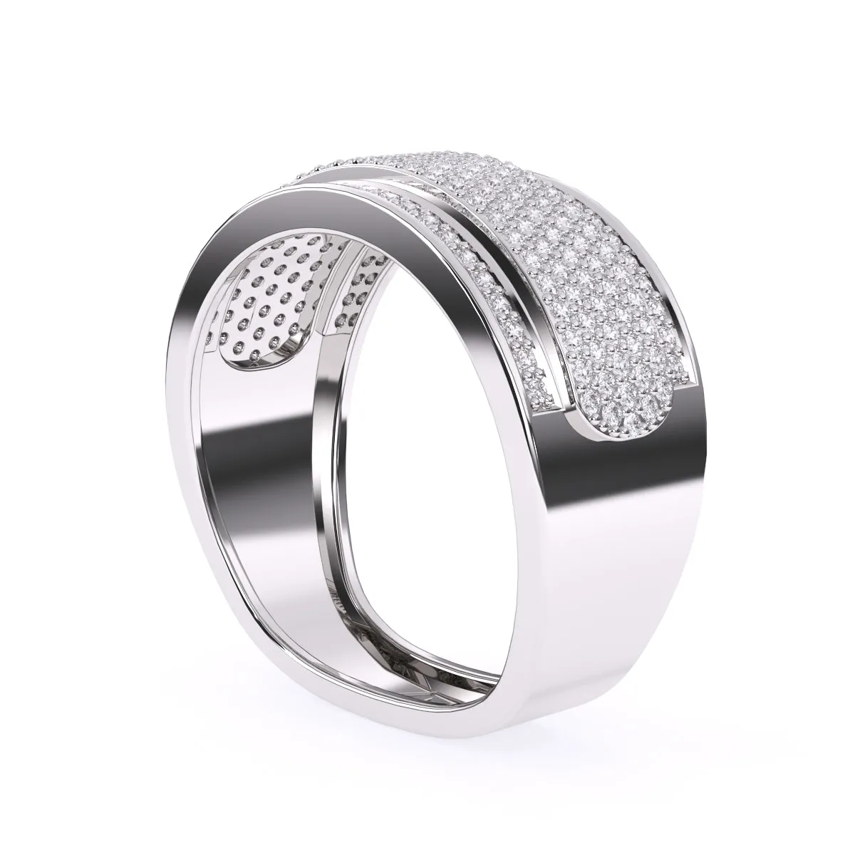 Elegant Diamond Confident Men’s Ring