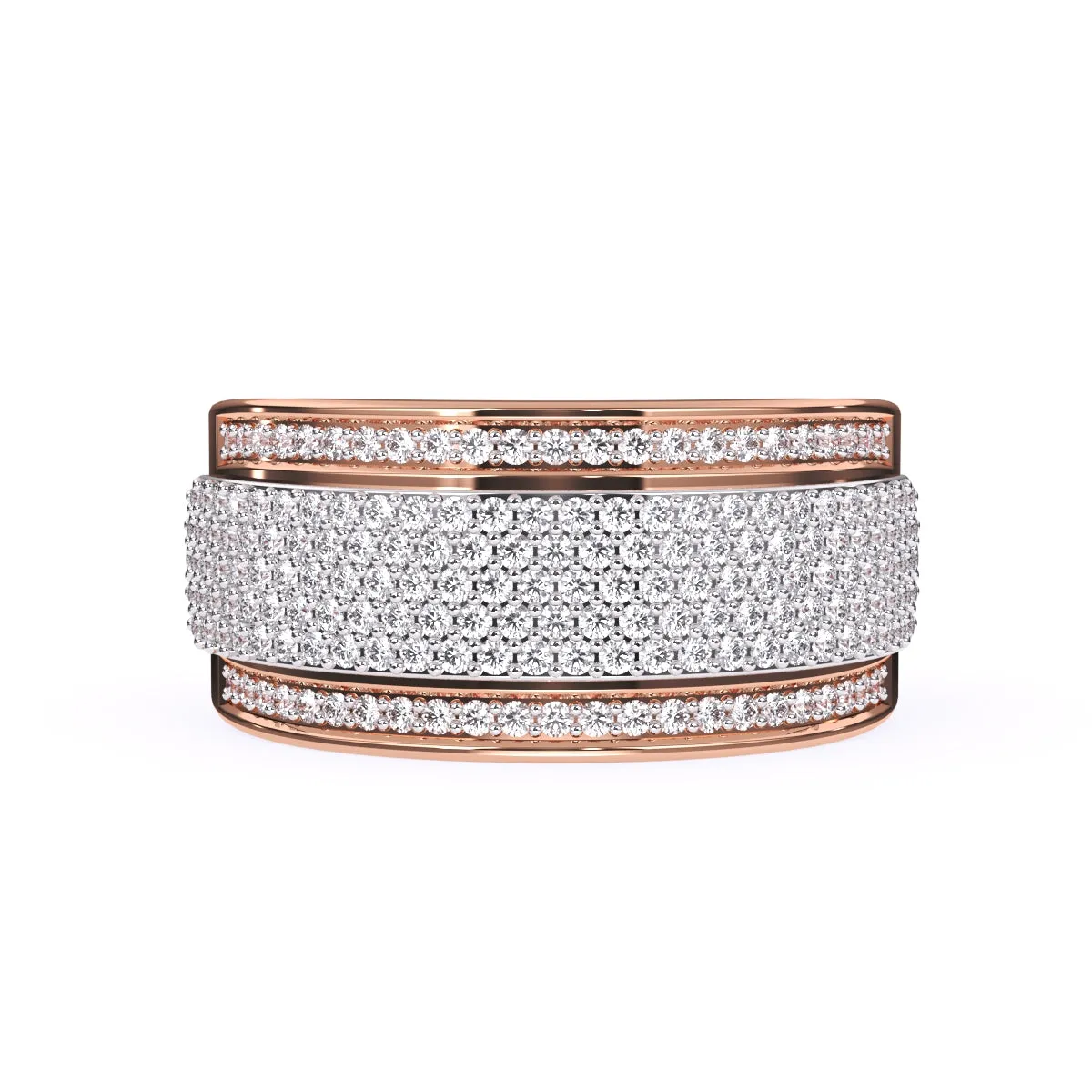 Elegant Diamond Confident Men’s Ring