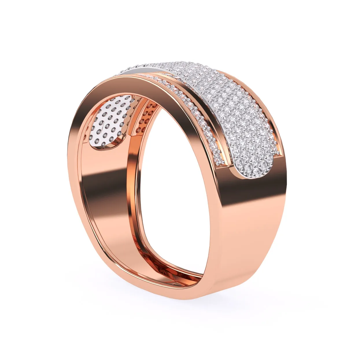 Elegant Diamond Confident Men’s Ring