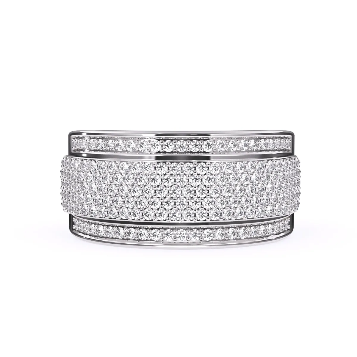 Elegant Diamond Confident Men’s Ring