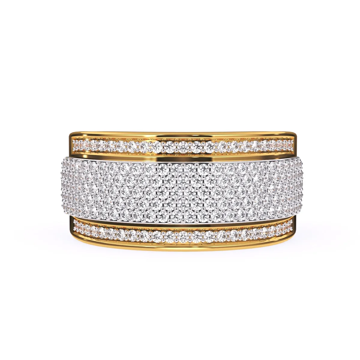 Elegant Diamond Confident Men’s Ring