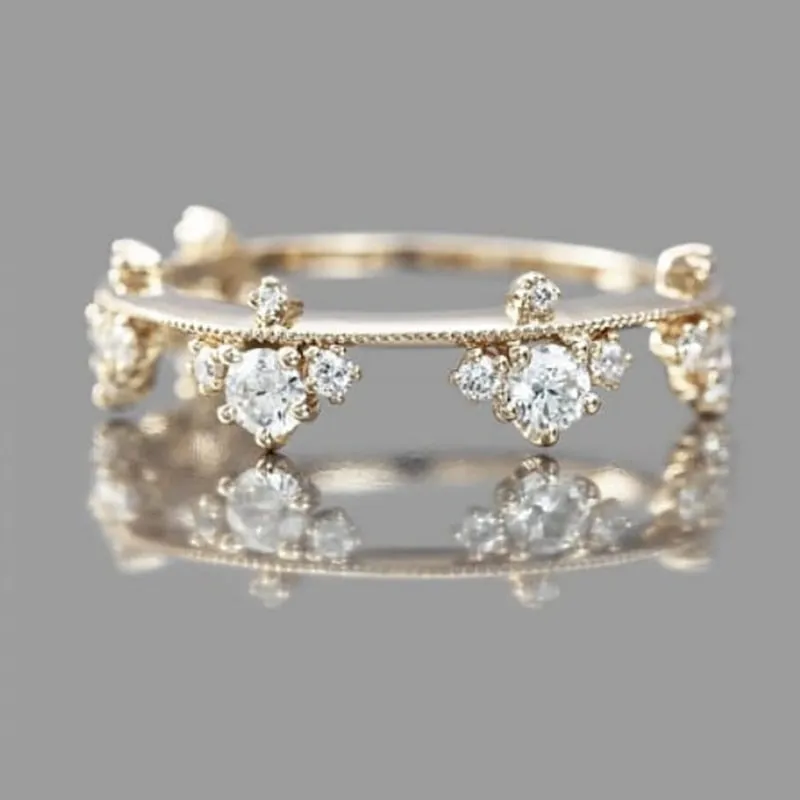 Elegant Flower Ring