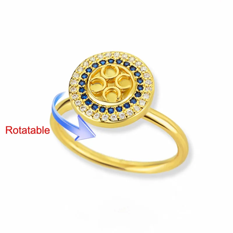Elegant Four-Leaf Clover Stainless Steel Rings - A Touch of Luck and Style