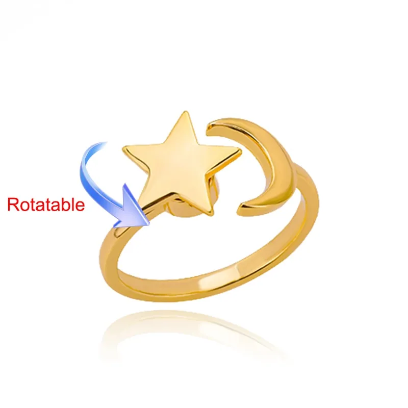 Elegant Four-Leaf Clover Stainless Steel Rings - A Touch of Luck and Style