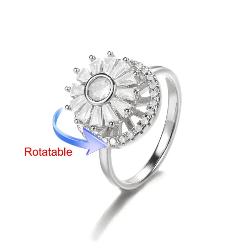 Elegant Four-Leaf Clover Stainless Steel Rings - A Touch of Luck and Style