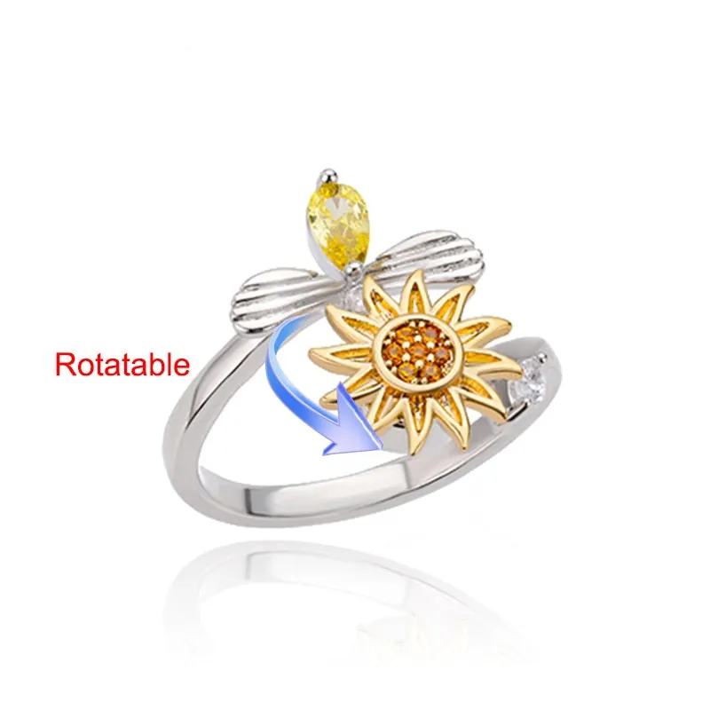 Elegant Four-Leaf Clover Stainless Steel Rings - A Touch of Luck and Style