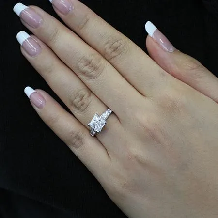 Eliza - Princess Diamond Engagement Ring