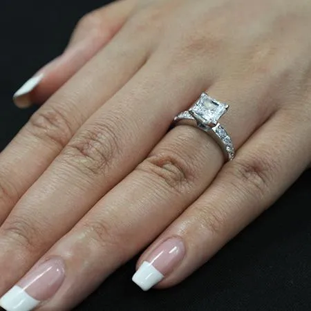 Eliza - Princess Diamond Engagement Ring
