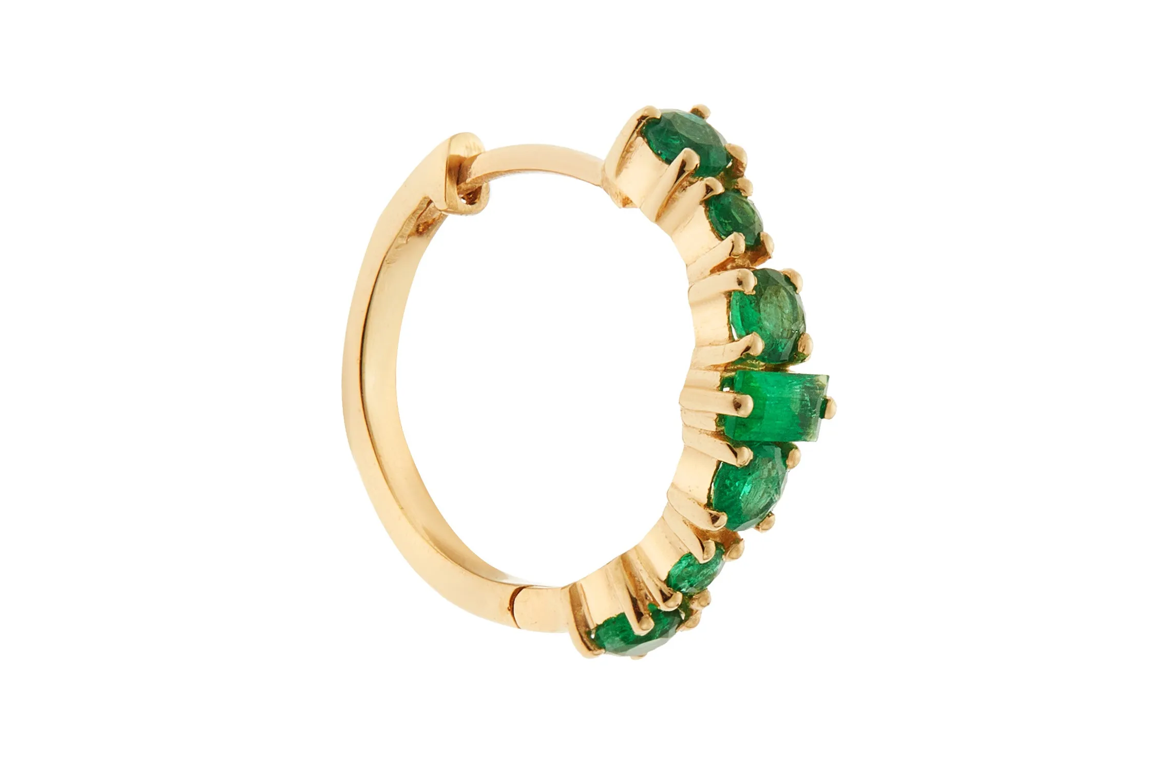 Emerald Rivulet Spread Round Hoops