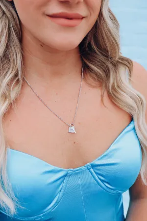 Eternity Lock Necklace by Melania Clara - Silver