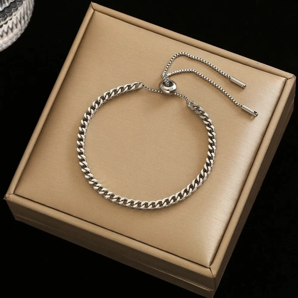 European and American Golden Wheat Ear Titanium Steel necklace For Woman
