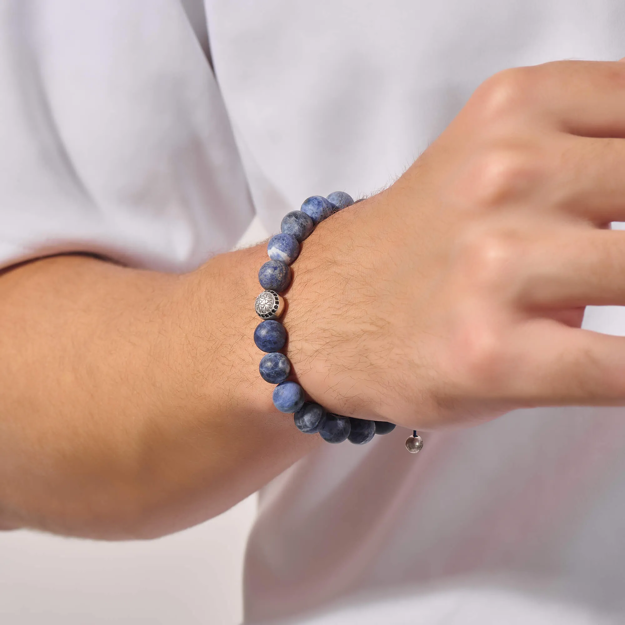 Exclusive Atolyestone Beaded Bracelet With Solid Gold