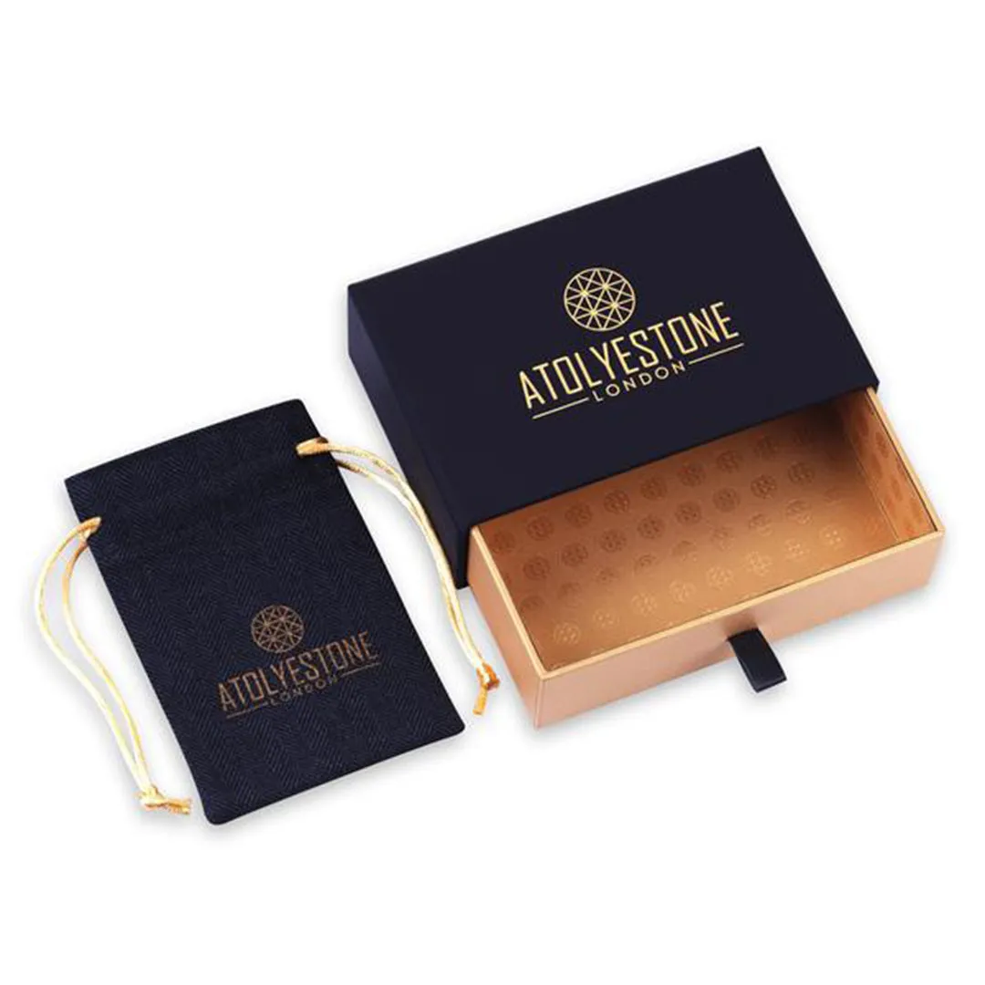 Exclusive Atolyestone Beaded Bracelet With Solid Gold