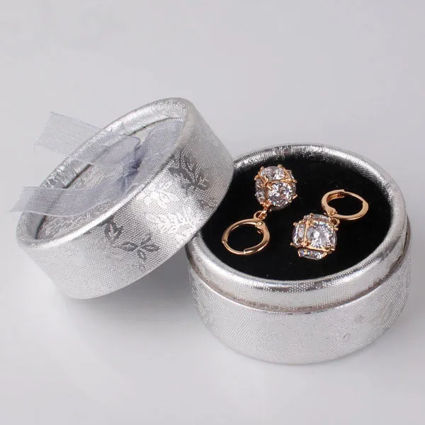 Fashion 18K Gold Plated Drop Earrings for Women Long Dangle Earing Crystal CZ Zircon Statement Wedding Ball Jewelry