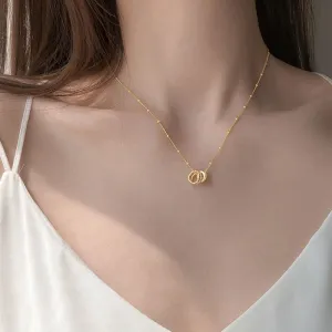 fashion Irregular Circle Necklace for Women