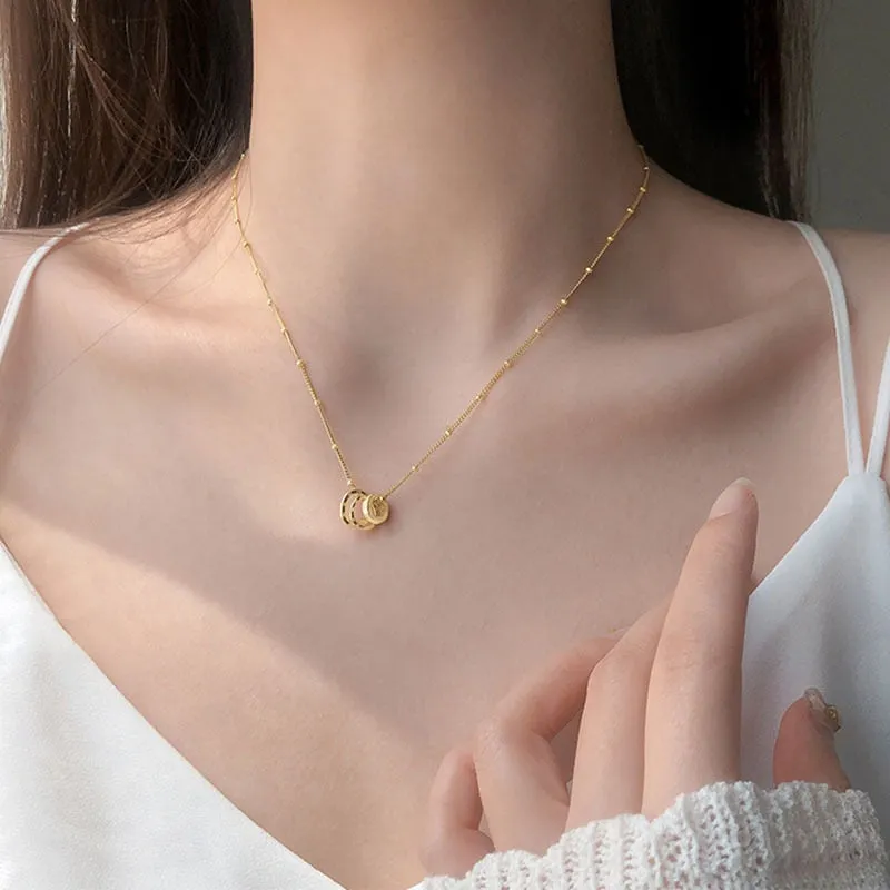 fashion Irregular Circle Necklace for Women