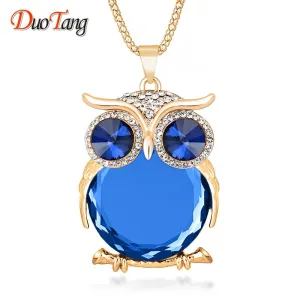 Fashion Trendy Owl Pendant Necklace