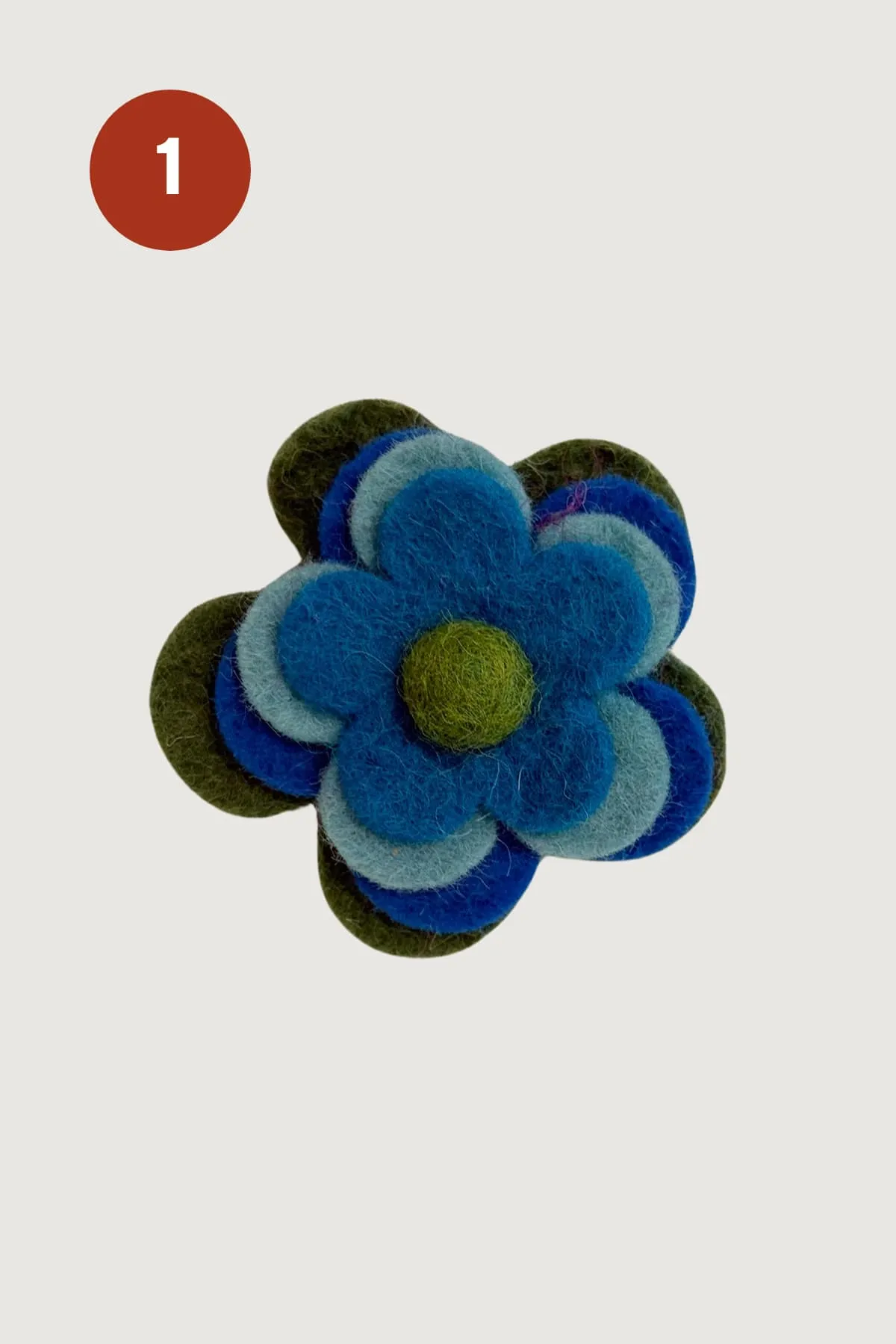 Felt Flower Brooch
