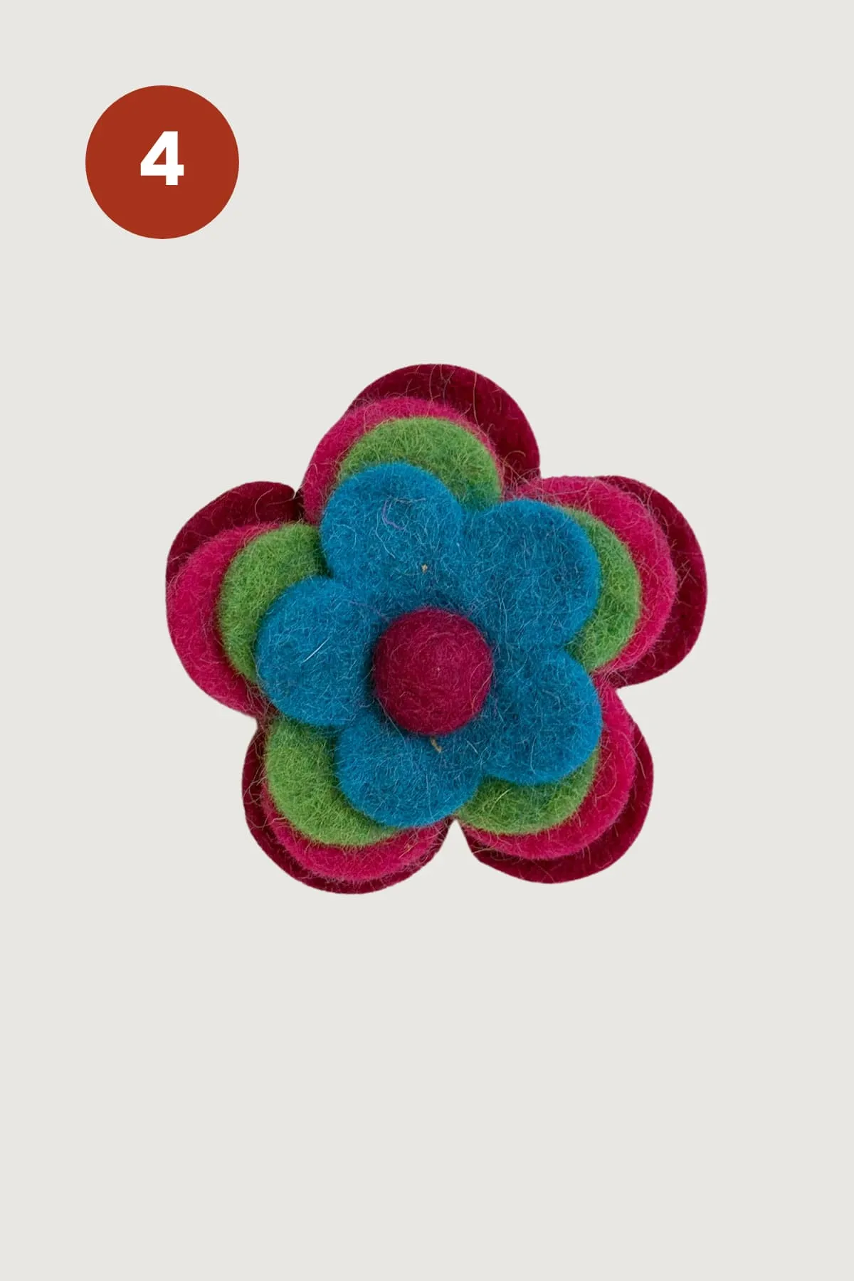 Felt Flower Brooch