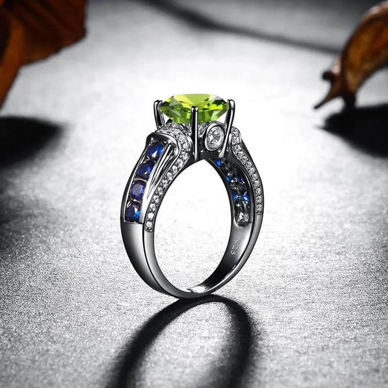 Fine Birthstone Elegant Peridot Ring