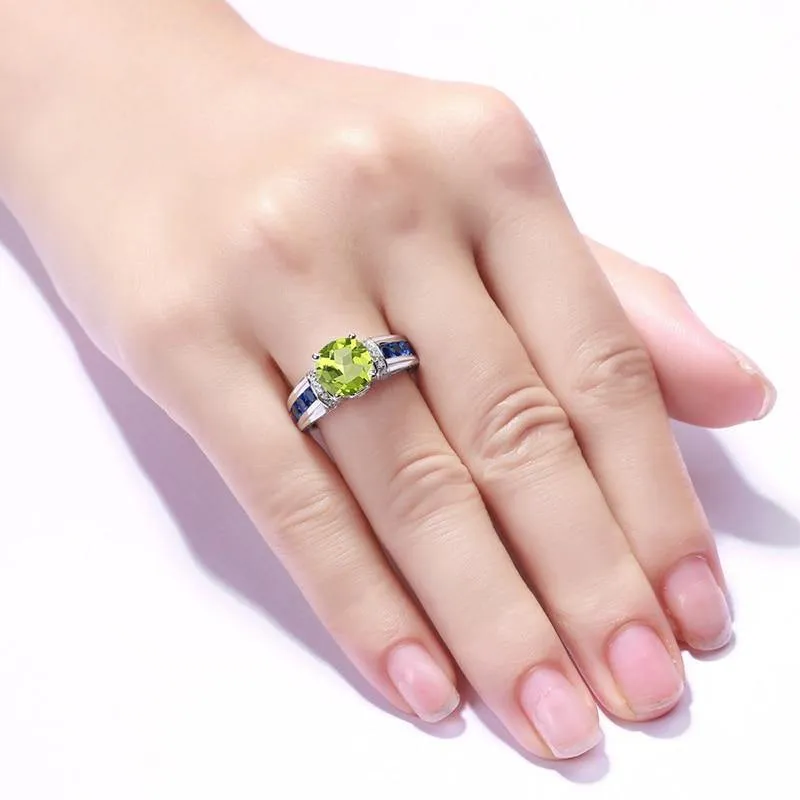 Fine Birthstone Elegant Peridot Ring