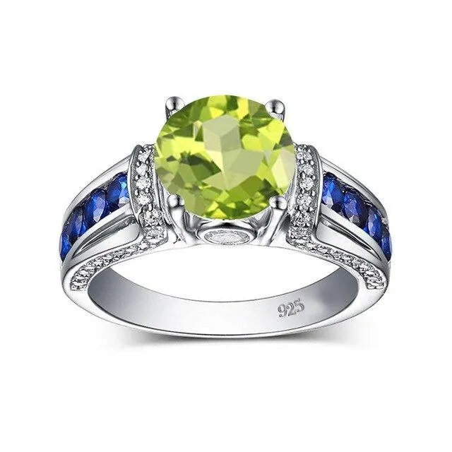 Fine Birthstone Elegant Peridot Ring