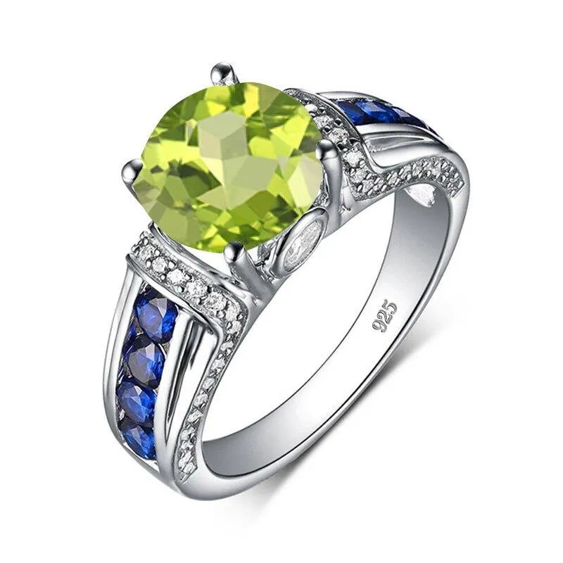 Fine Birthstone Elegant Peridot Ring