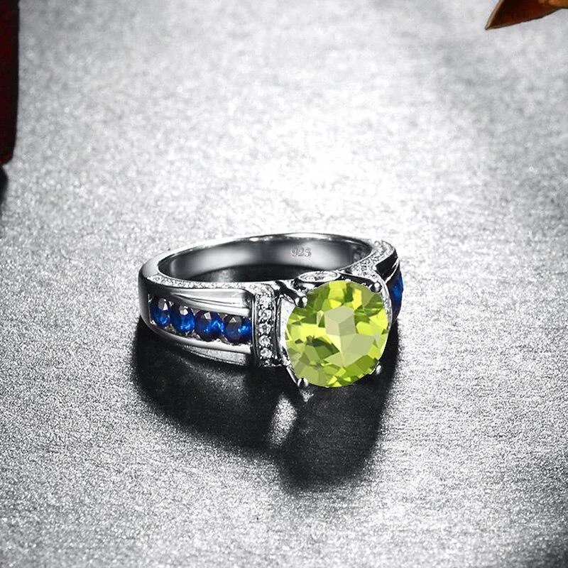Fine Birthstone Elegant Peridot Ring
