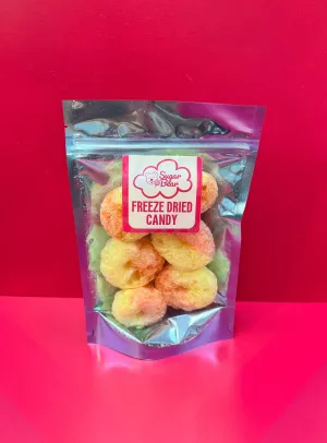 Freeze Dried Peach Rings Wholesale 50 pack