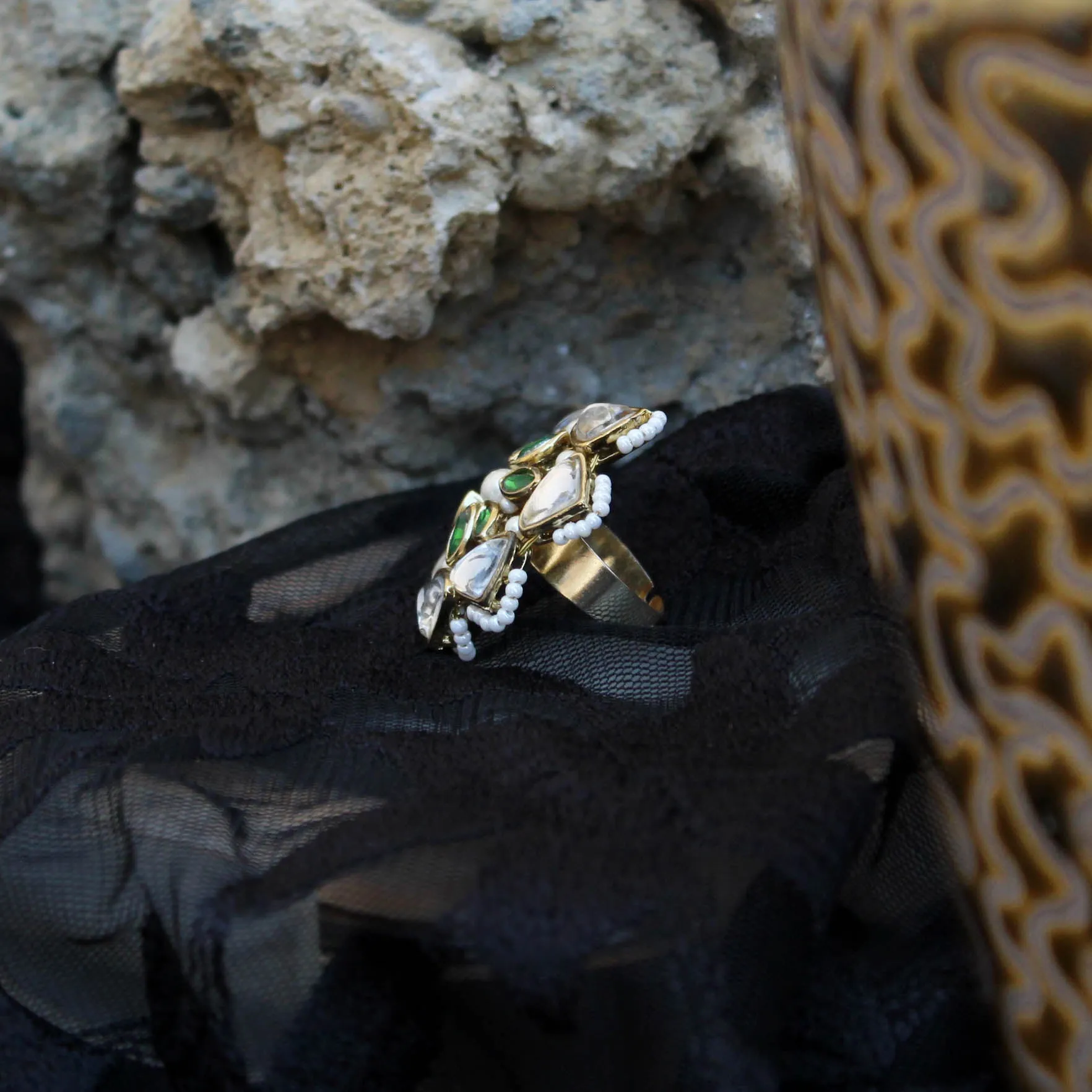 Geometric Aesthetic Ring