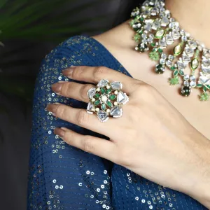Geometric Aesthetic Ring