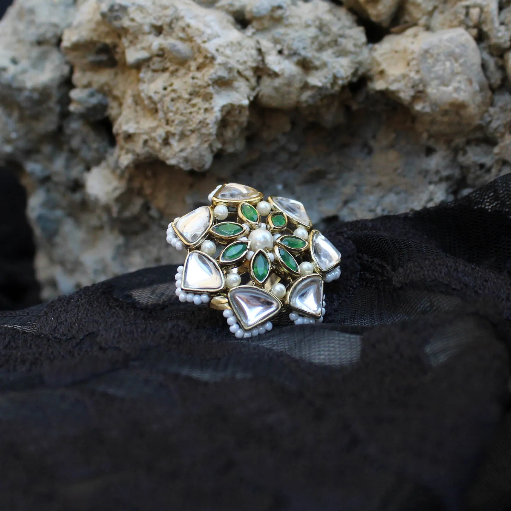 Geometric Aesthetic Ring
