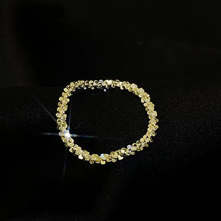 Geometric Alloy Ring Flashing Temperament Metal Wild Rings