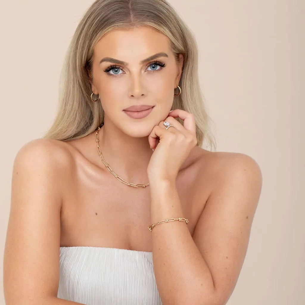 Goddess Hoop Earrings - 15mm | 9ct Gold