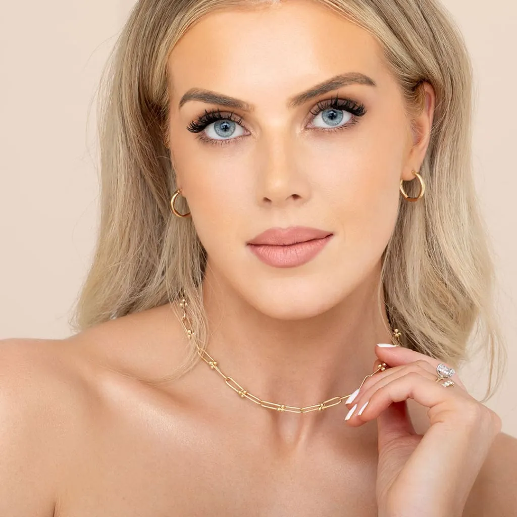 Goddess Hoop Earrings - 15mm | 9ct Gold