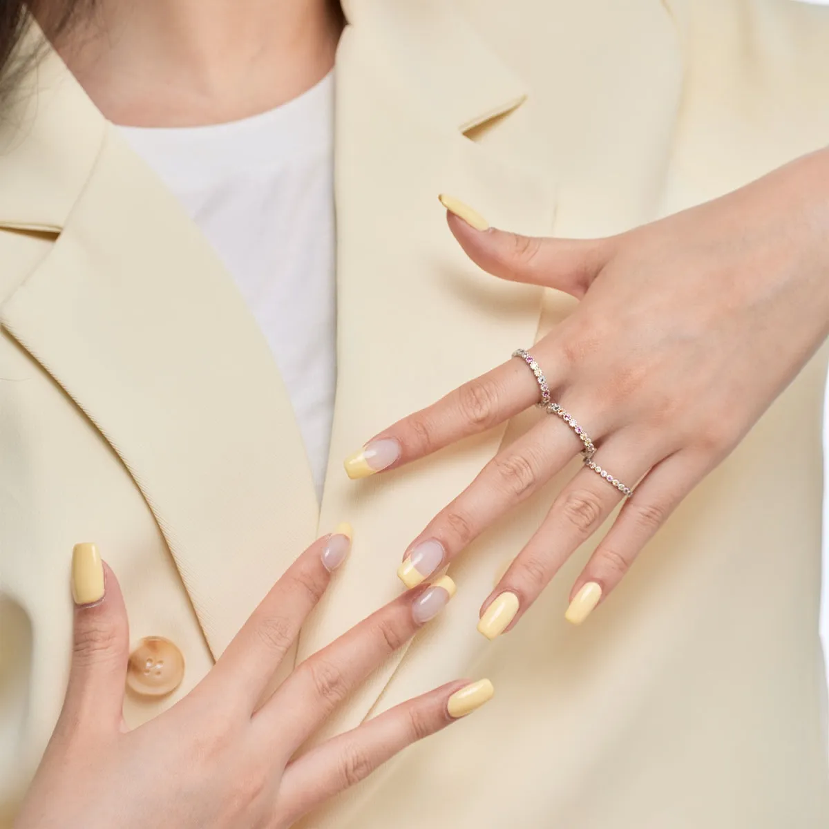 [Goodv]Elegant Vivid Round Cut Daily Ring