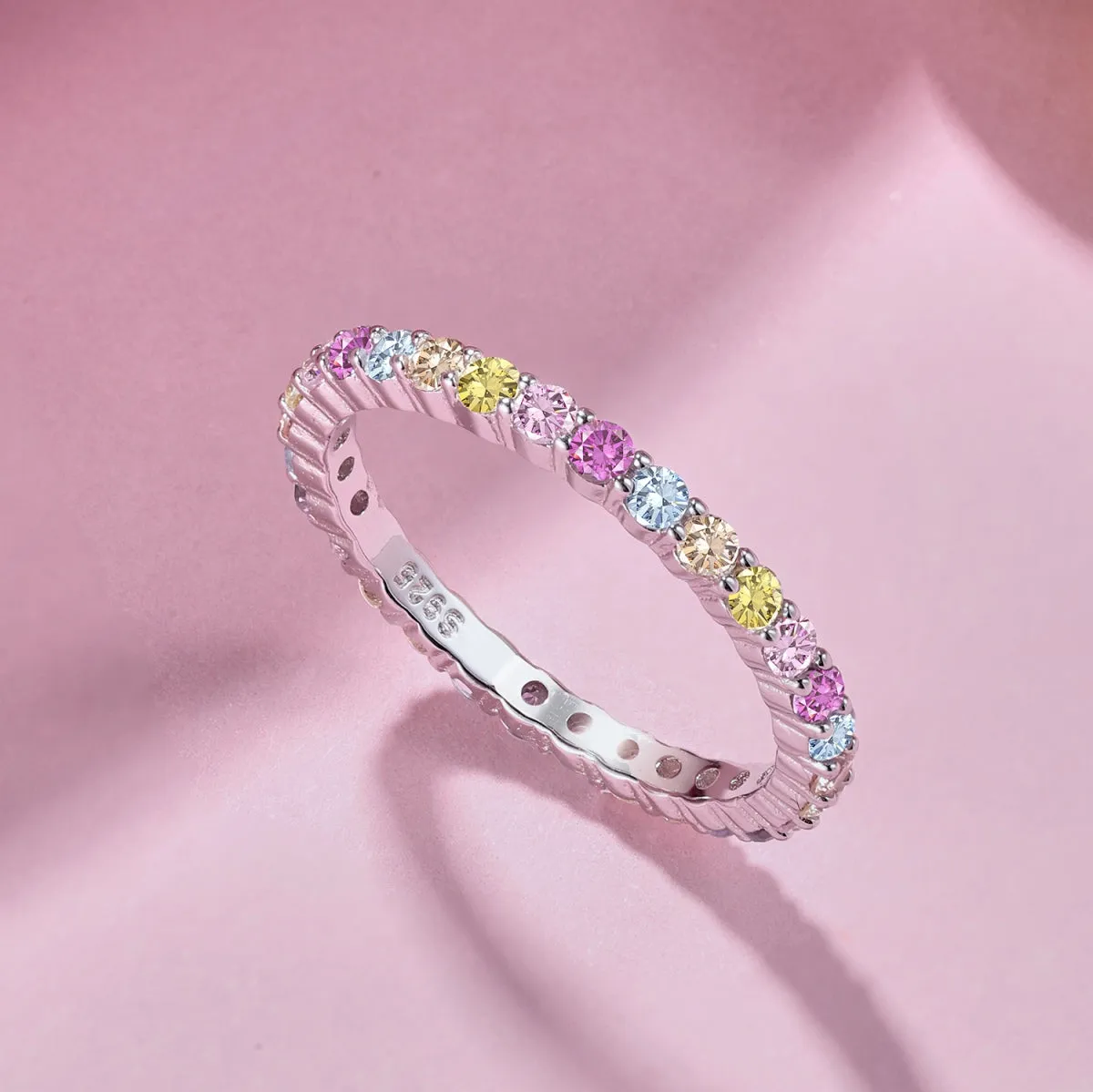 [Goodv]Elegant Vivid Round Cut Daily Ring
