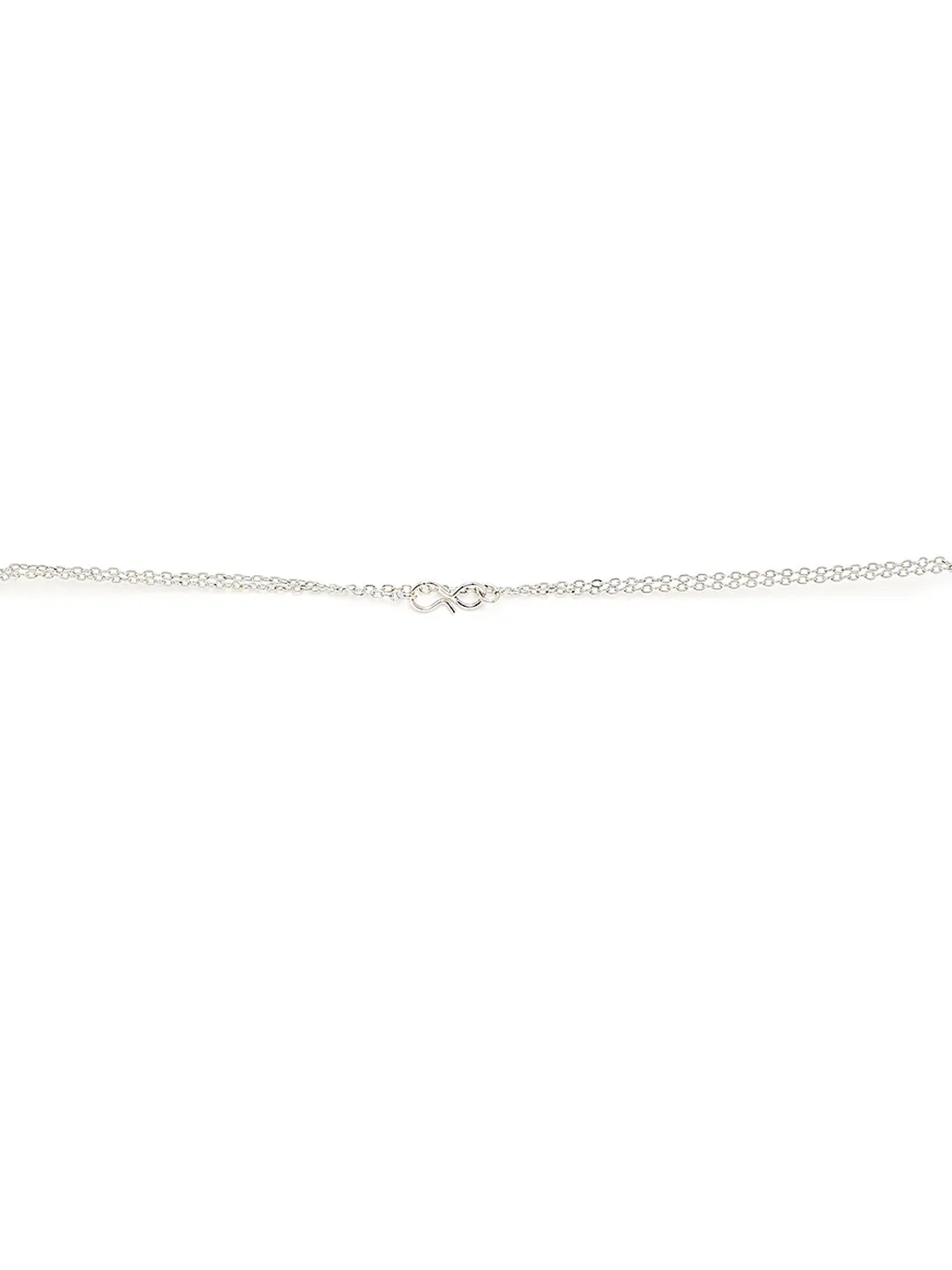 Green Heart Crystal Layered Necklaceset
