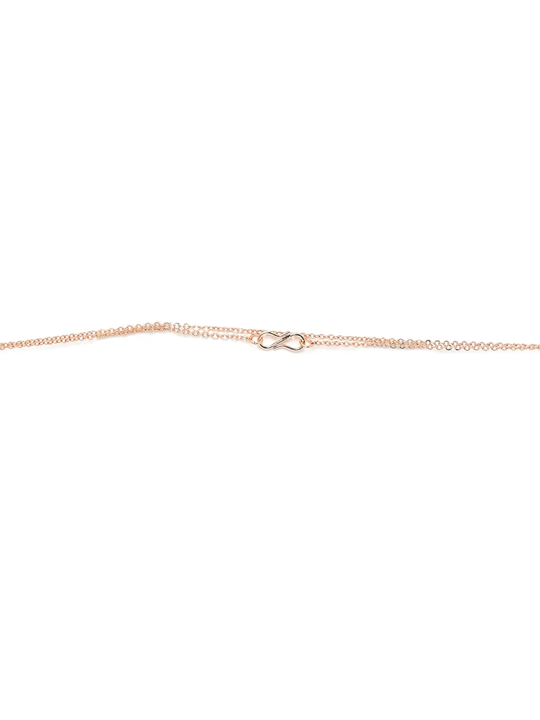 Green Heart Crystal Layered Necklaceset