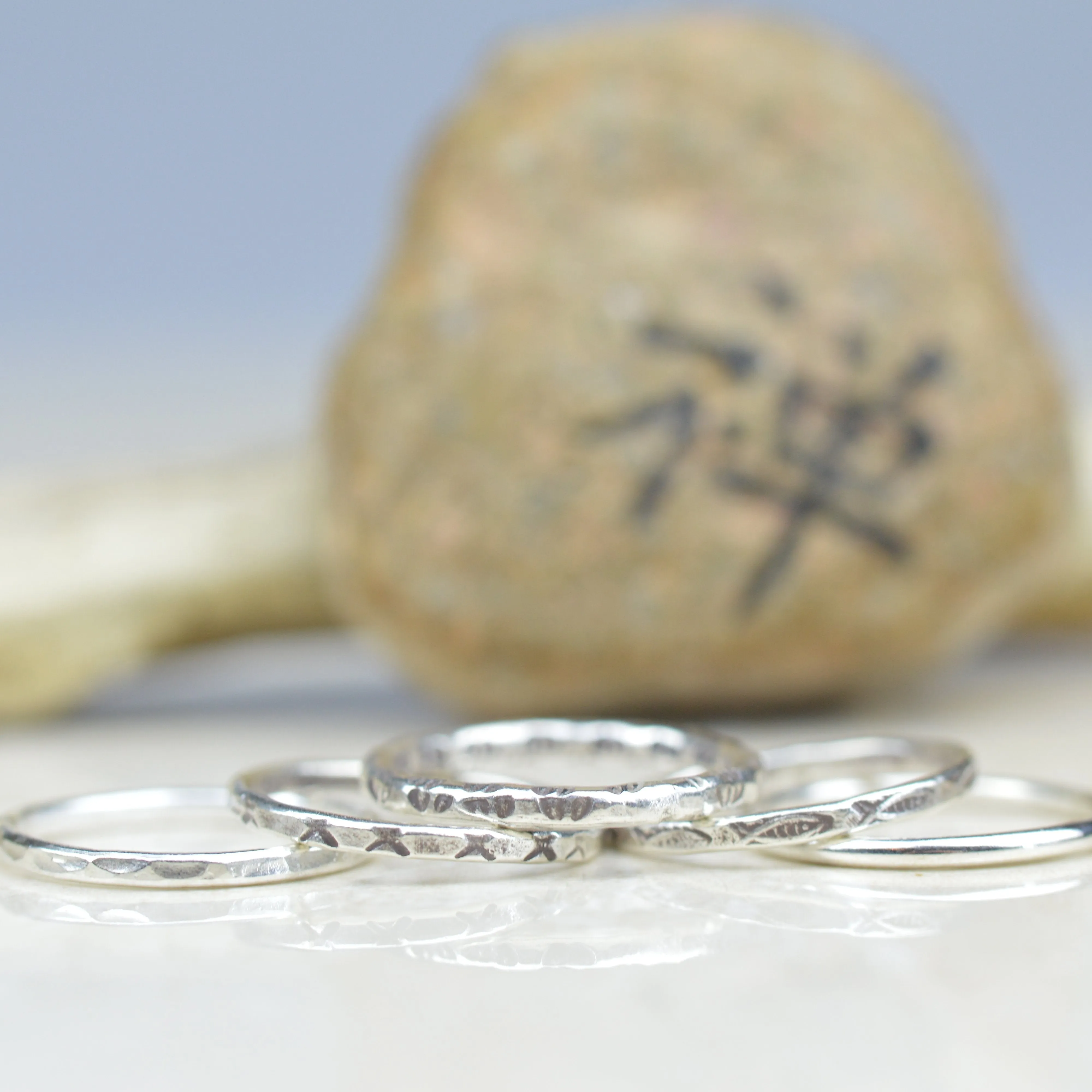 Gypsy Lovin' Set of Five Stacking Rings