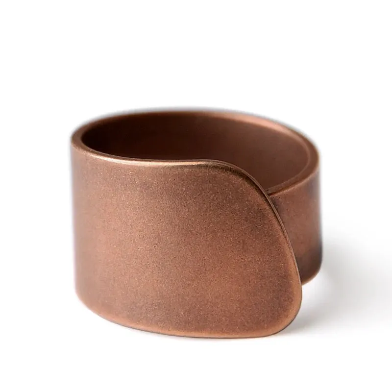 Hammered Hand Crafted Solid Adjustable Copper Ring