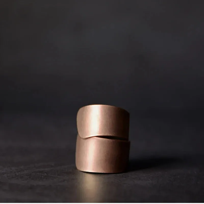 Hammered Hand Crafted Solid Adjustable Copper Ring