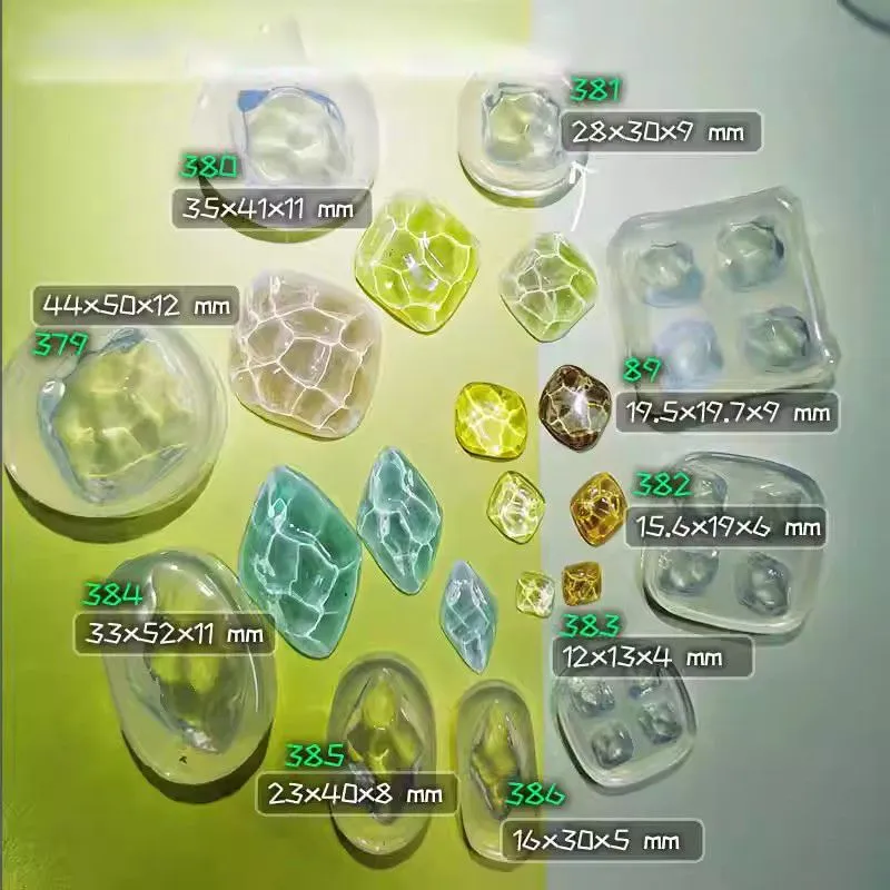 Handmade Rhombic Water Ripple Accessory Resin Mold