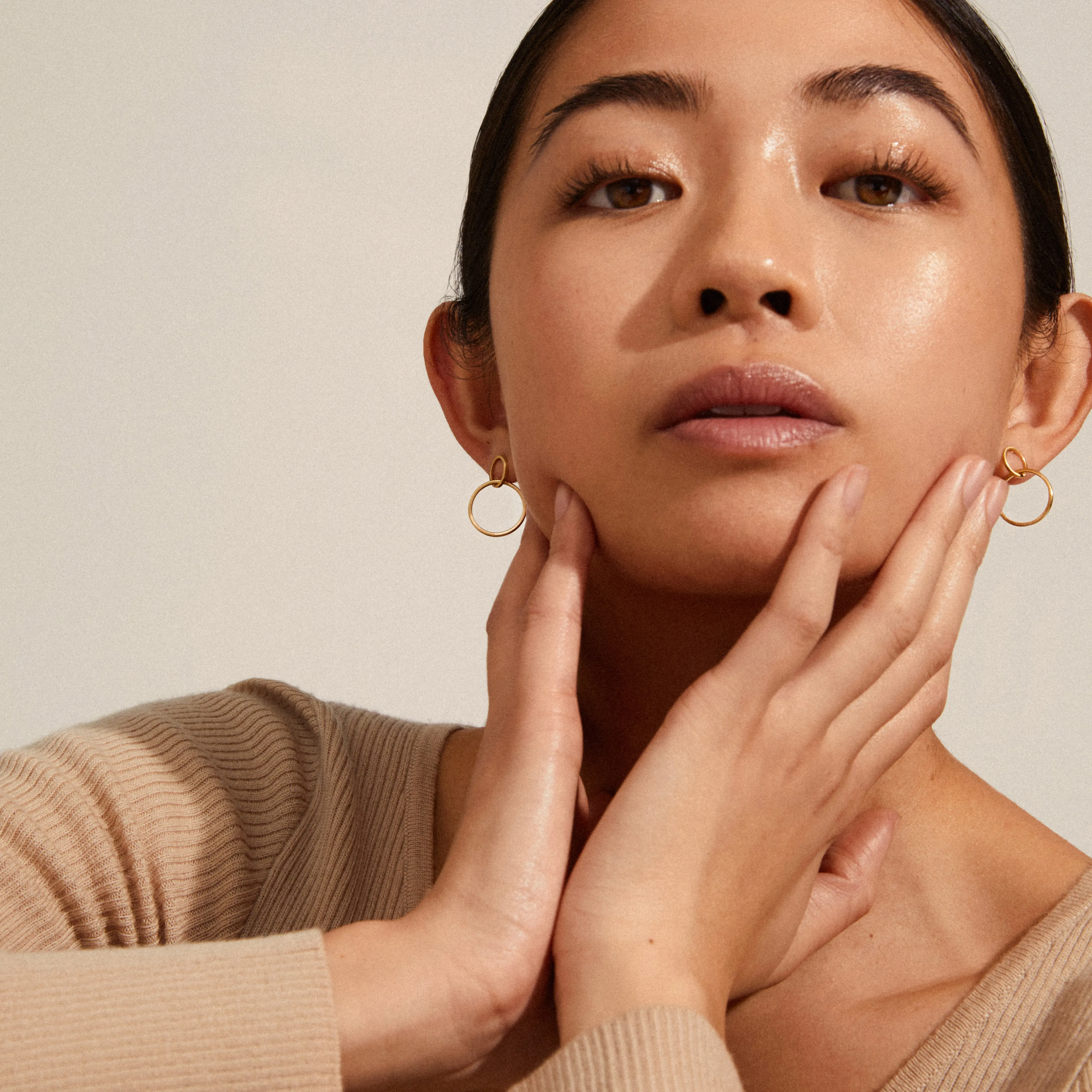 HARPER earrings gold-plated